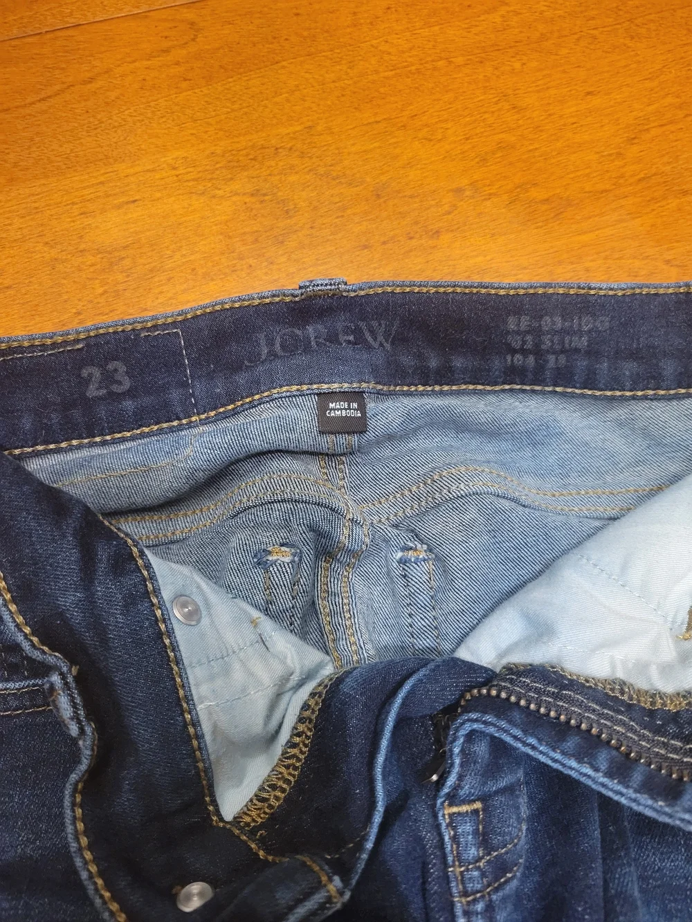 J. Crew Slim Straight Jeans in Dark Indigo | 23